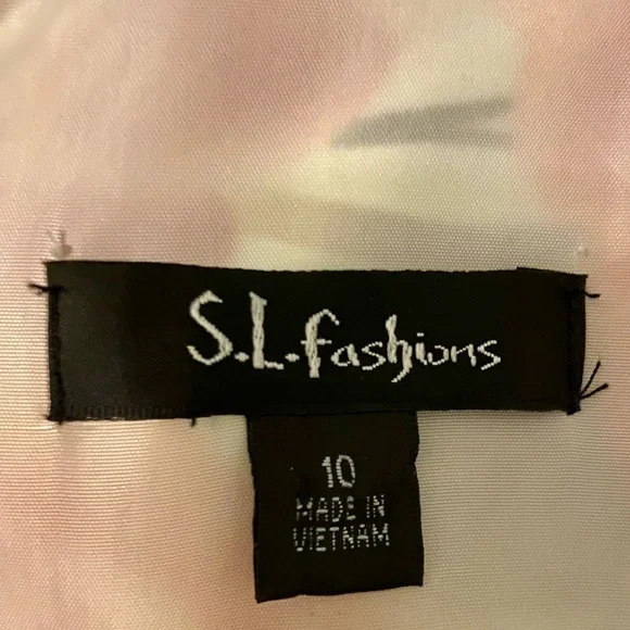 SL Fashions gorgeous floral cocktail dress size 10 - Picture 6 of 9